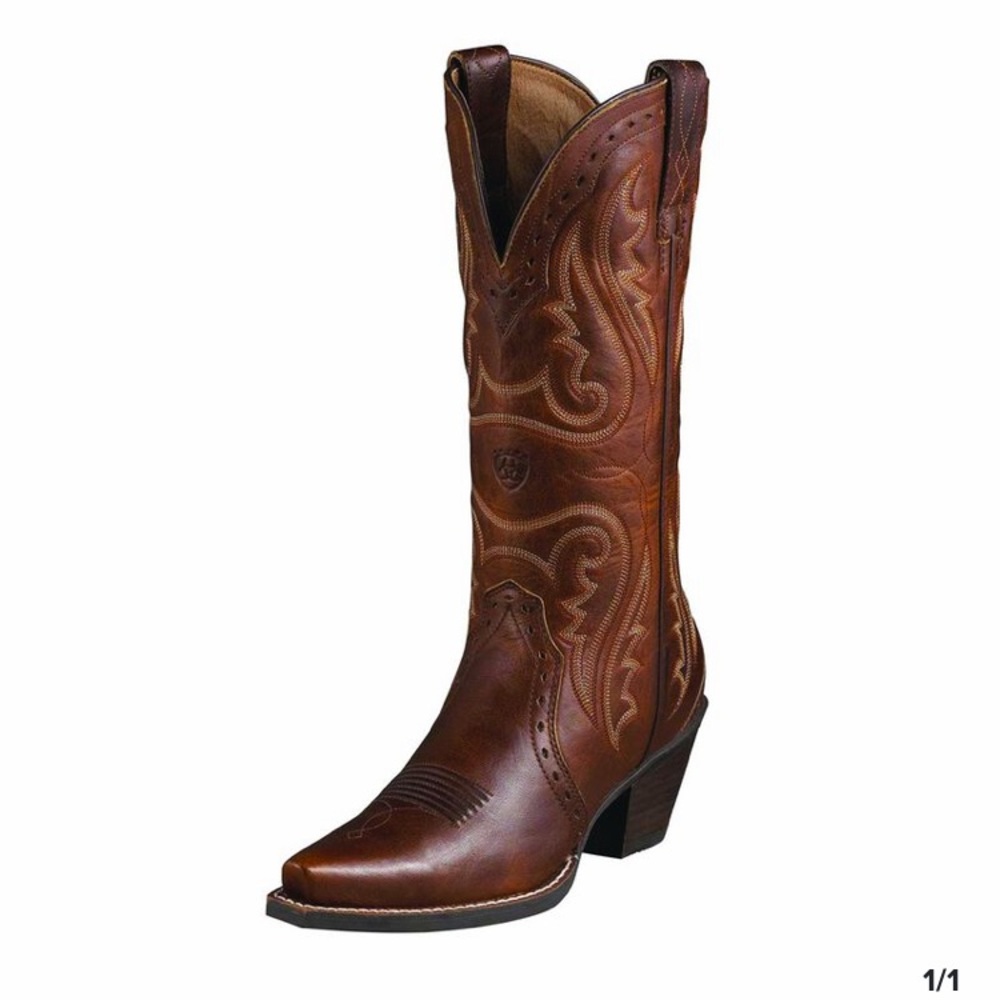 Ariat Brown Tall Western Heeled Cowboy Boot